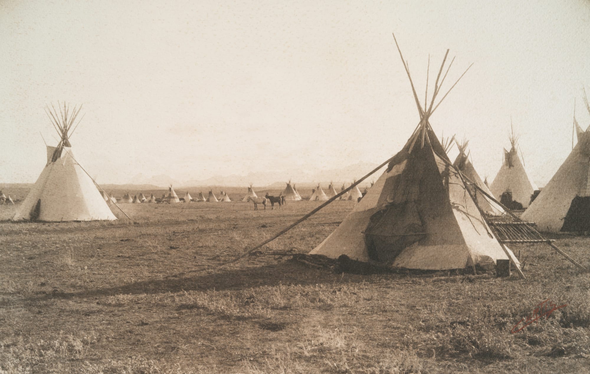 Blackfoot Encampment, 1899